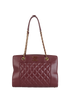 Mademoiselle Tote, £1,800, Handbags, Burgundy, Leather, Front view